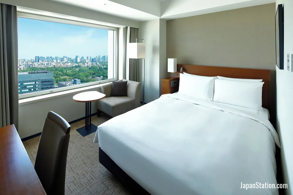 Guest room at Hotel Century Southern Tower.