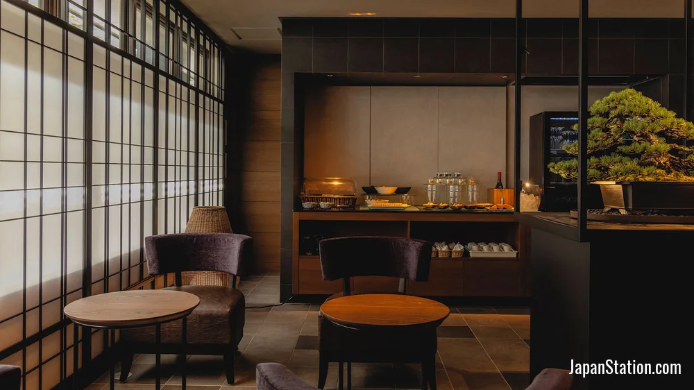 Dining area at Hotel Gracery Kyoto Sanjo.