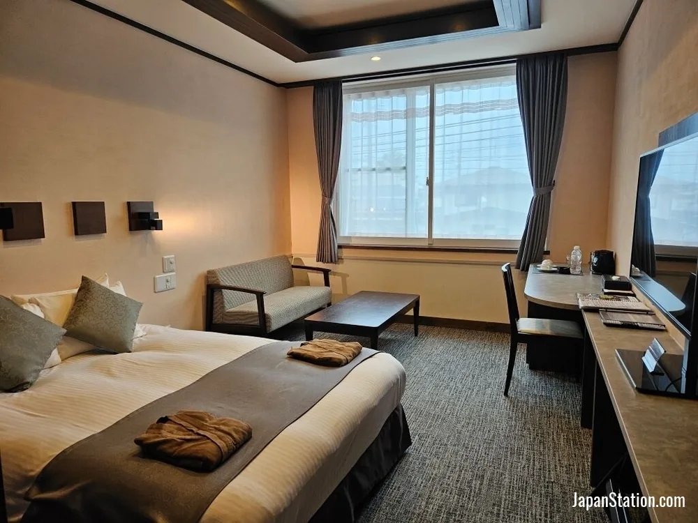 Guest room at Hotel Grand Vert Kyu Karuizawa.
