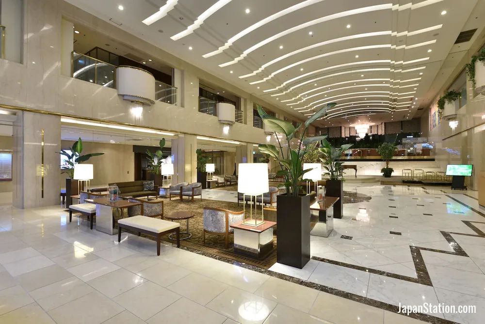 Lobby at Hotel Granvia Hiroshima.