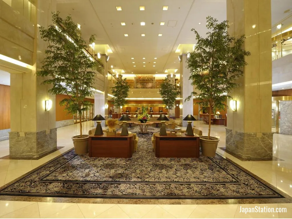 Lobby at Hotel Granvia Okayama.