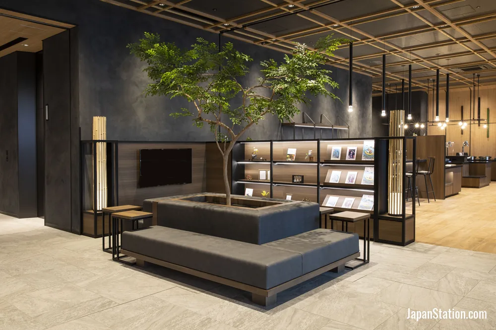 Lobby at Hotel Keihan Temmabashi Ekimae.