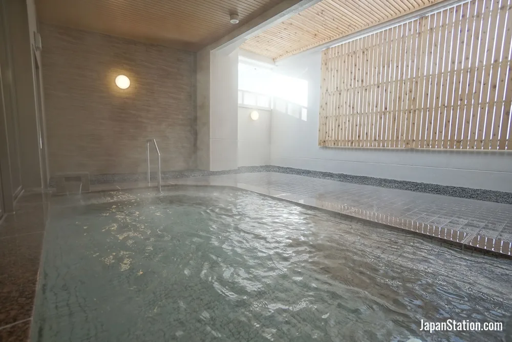 Bathroom in a guest room at Hotel La'gent Plaza Hakodate Hokuto.