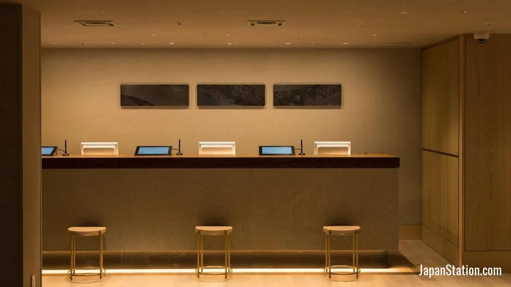 Lobby at Hotel Metropolitan Kamakura.
