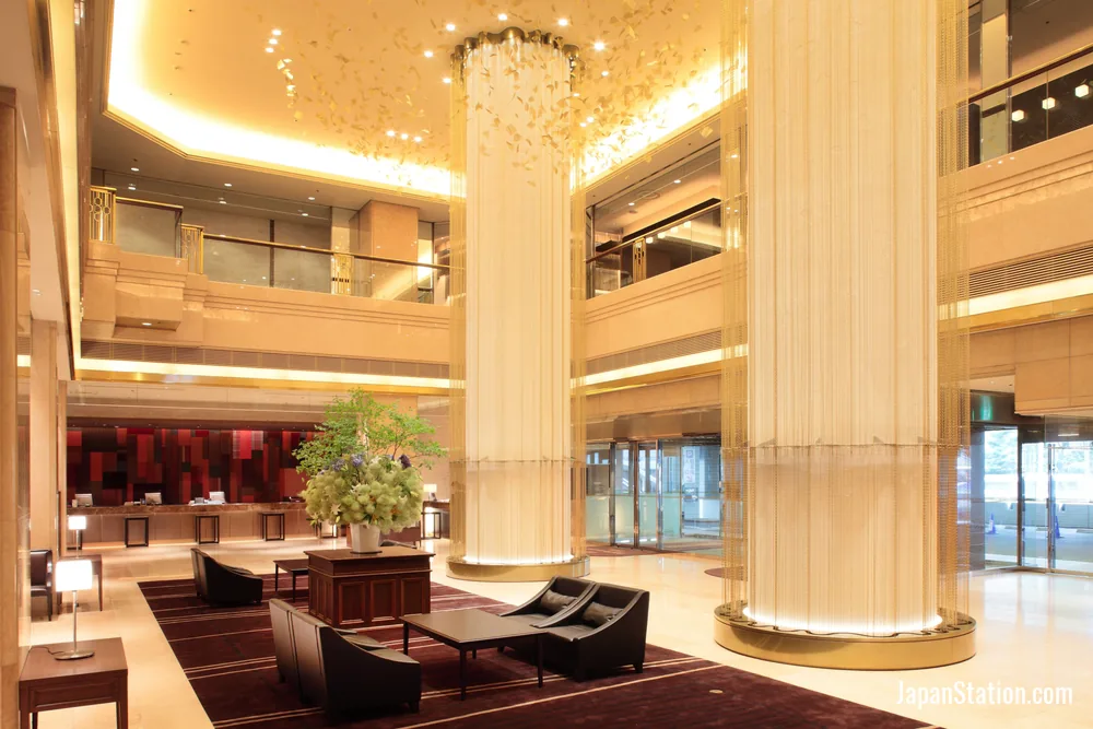 Lobby at Hotel Metropolitan Sendai.