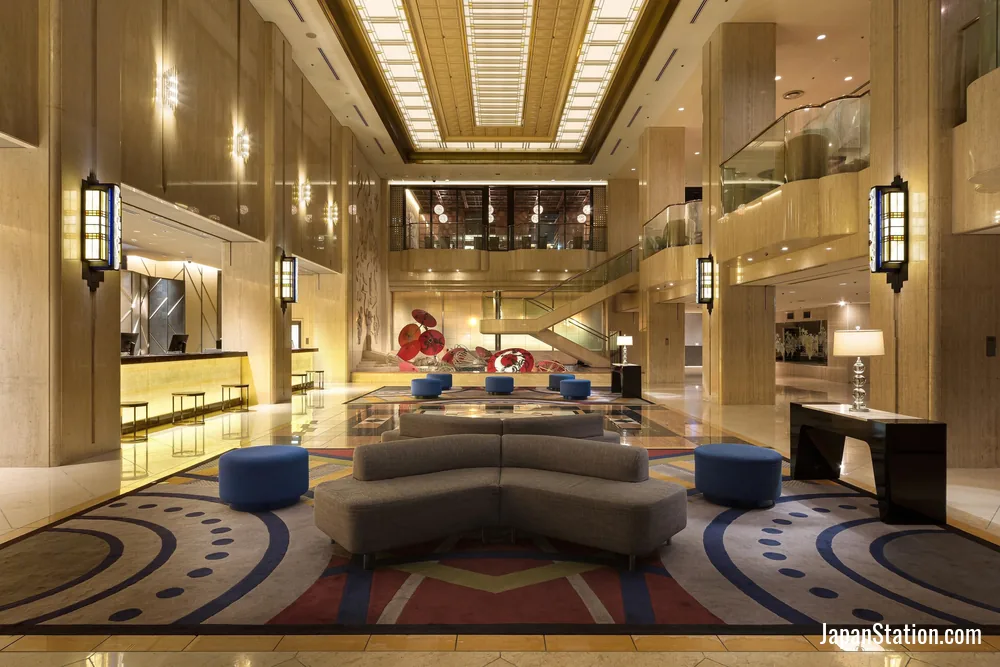 Lobby at Hotel Metropolitan Tokyo Ikebukuro.