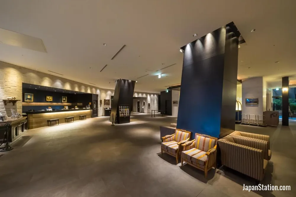 Reception area at Hotel Monterey Grasmere Osaka.