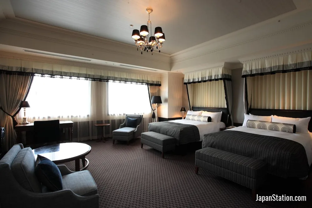 Guest room at Hotel Monterey Grasmere Osaka.