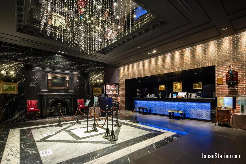 Reception area at Hotel Monterey Kyoto.