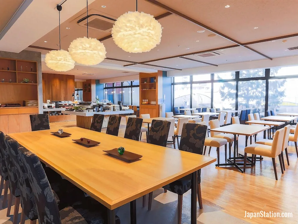 Dining area at HOTEL MYSTAYS Aomori Station.