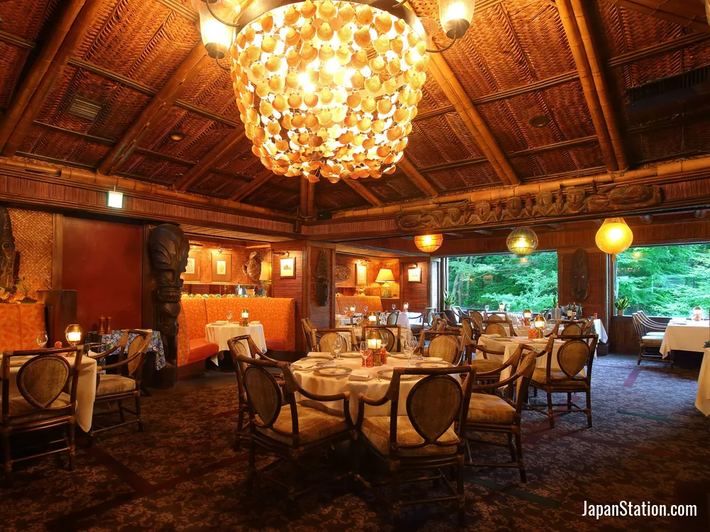 Dining area at Hotel New Otani Tokyo.