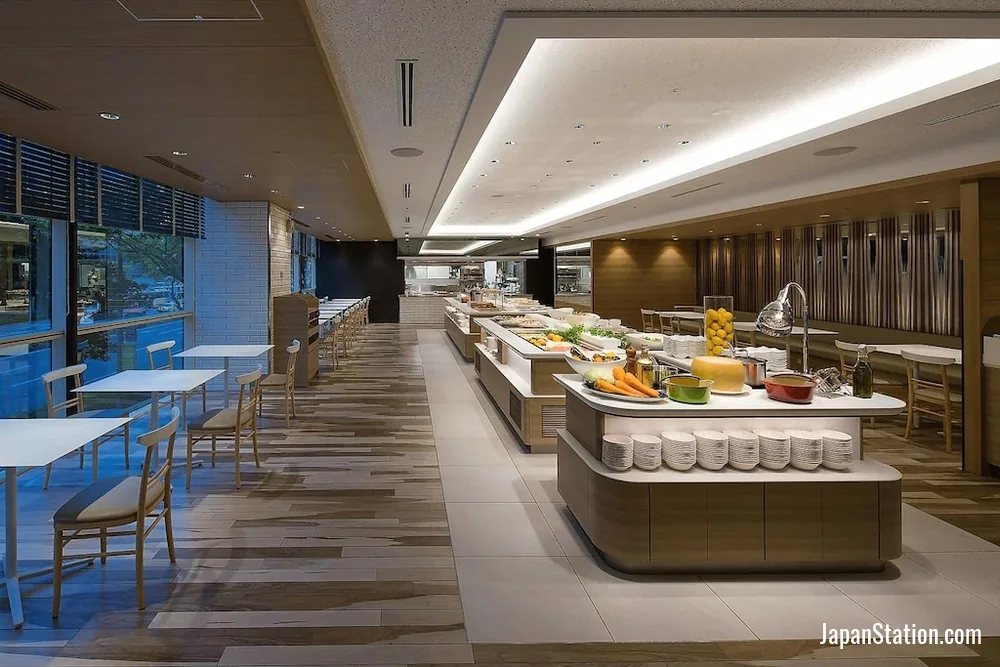 Dining area at Hotel Nikko Fukuoka.