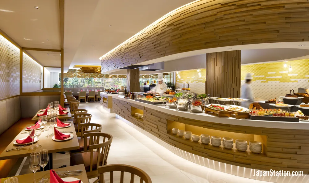 Dining area at Hotel Nikko Himeji.