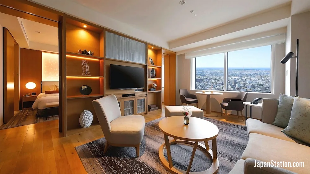 Suite at Hotel Nikko Kanazawa.