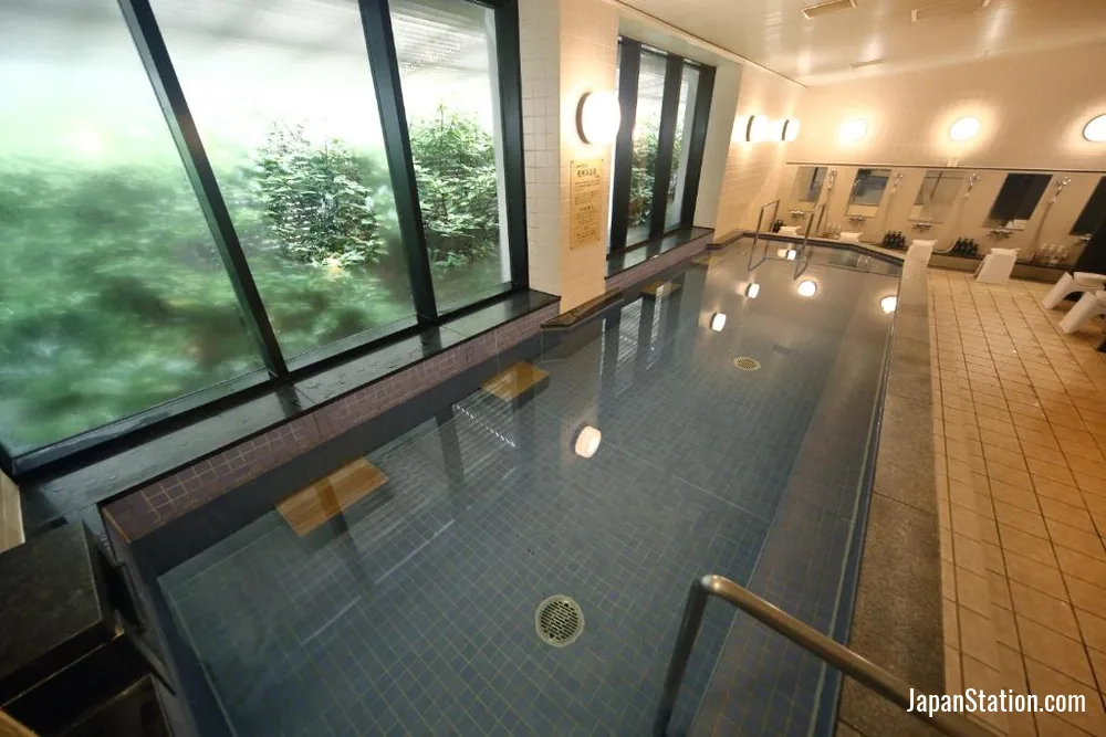Bathroom in a guest room at Hotel Nikko Nara.