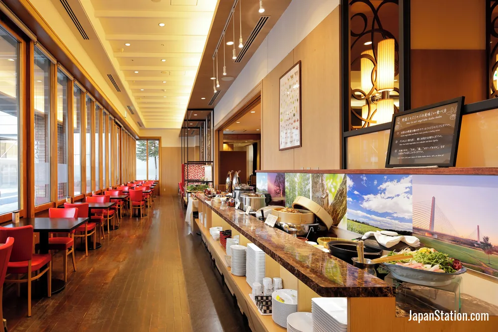 Dining area at Hotel Nikko Northland Obihiro.