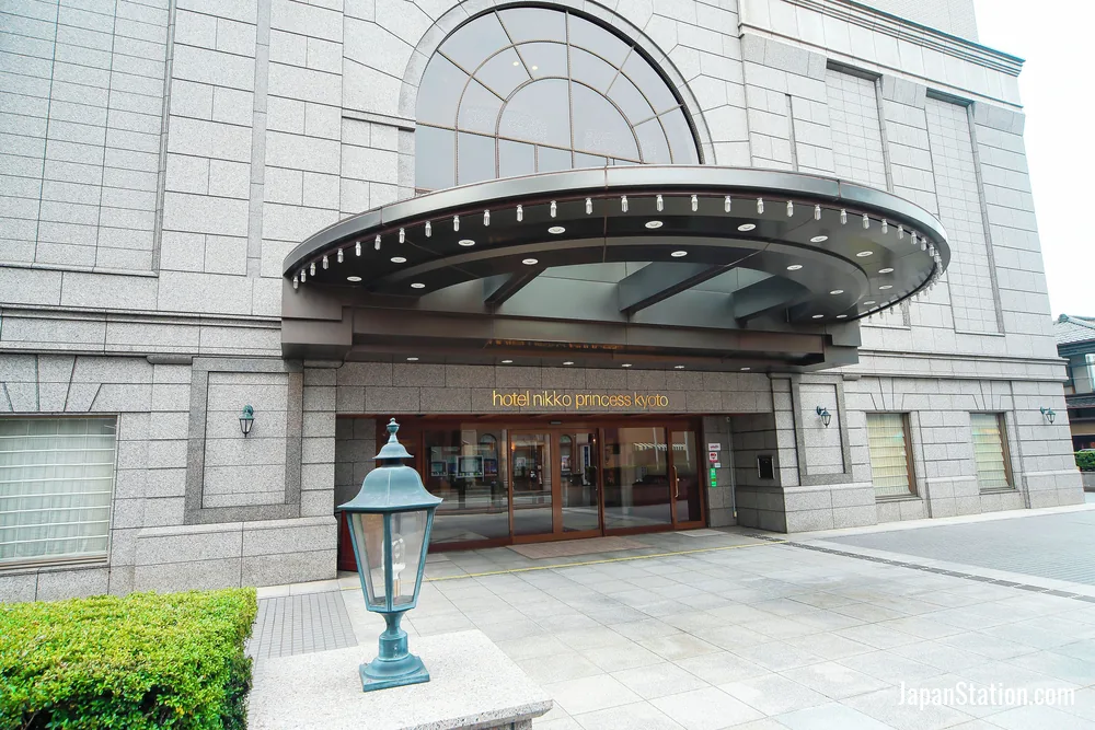 Entrance at Hotel Nikko Princess Kyoto.