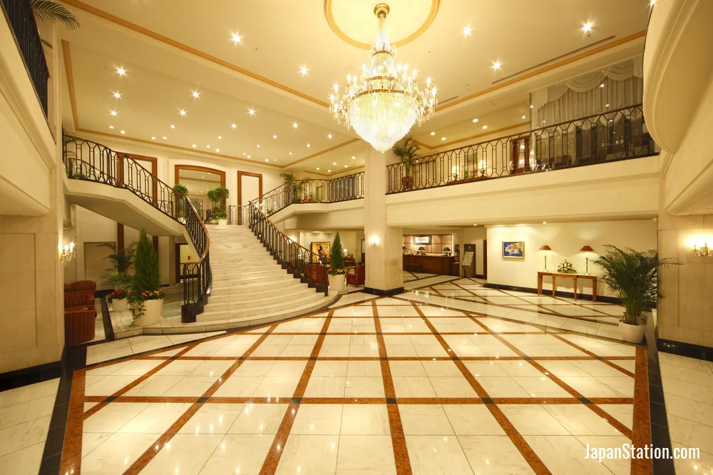 Lobby at Hotel Nikko Princess Kyoto.