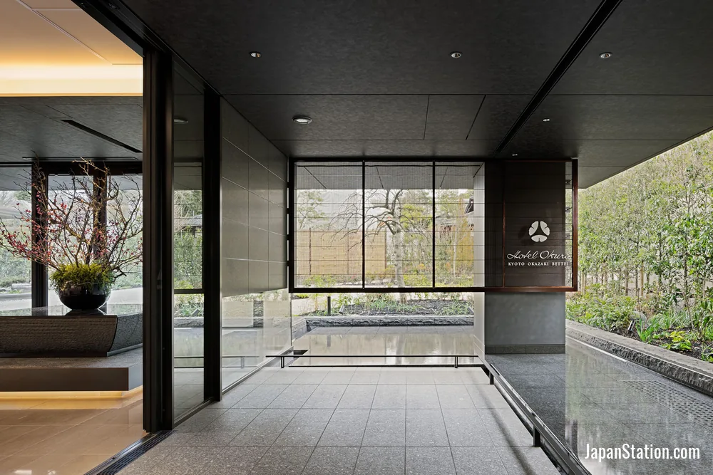 Lobby at Hotel Okura Kyoto Okazaki Bettei.