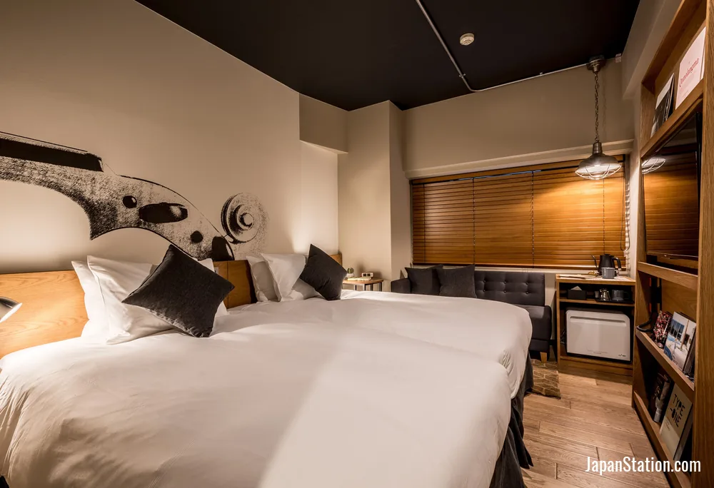 Guest room at Hotel Resol Nagoya.