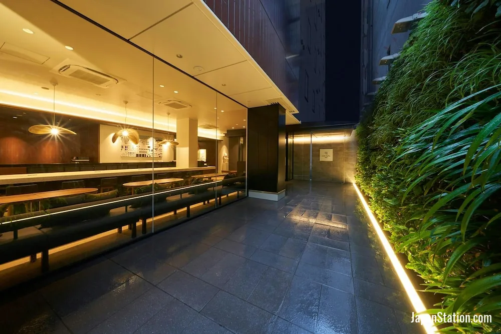 Entrance at Hotel Resol Ueno.