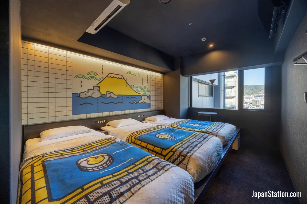 Guest room at HOTEL TAVINOS Kyoto.