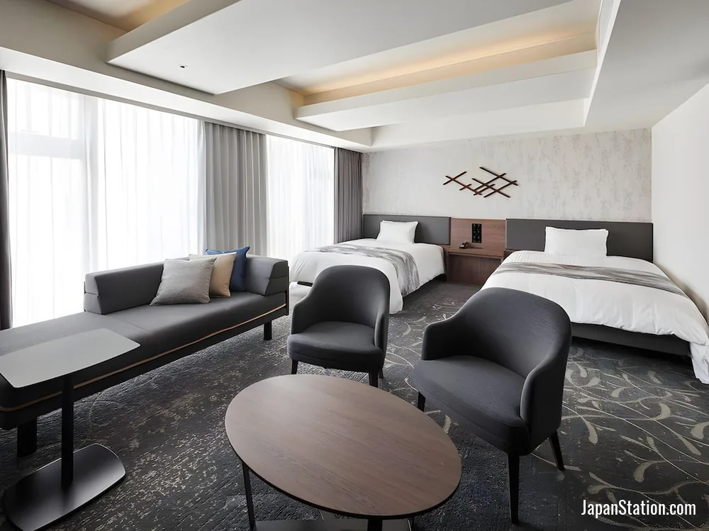 Guest room at Hotel Vischio Kyoto by GRANVIA.