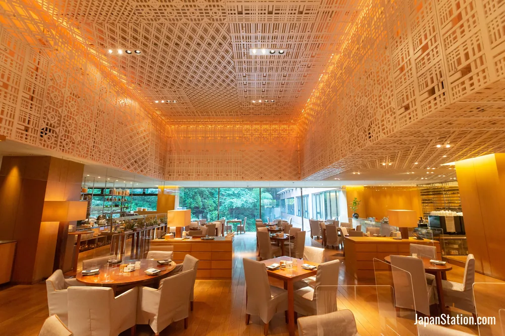 Dining area at Hyatt Regency Kyoto.