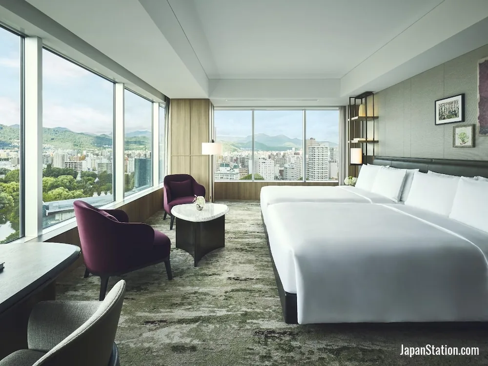 Guest room at InterContinental Sapporo.