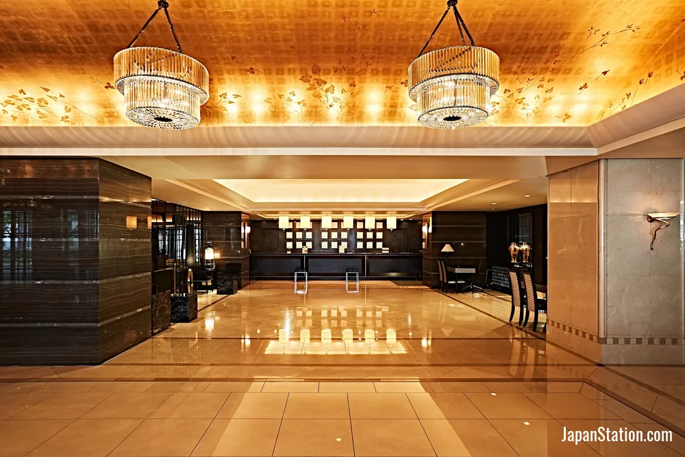 Lobby at InterContinental Tokyo Bay.