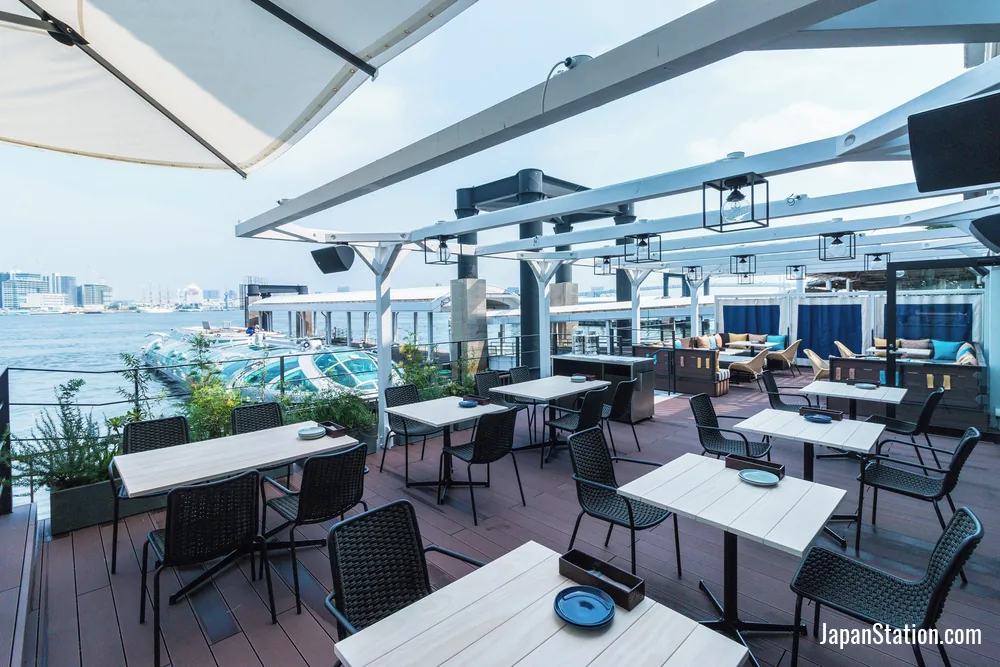 Dining area at InterContinental Tokyo Bay.