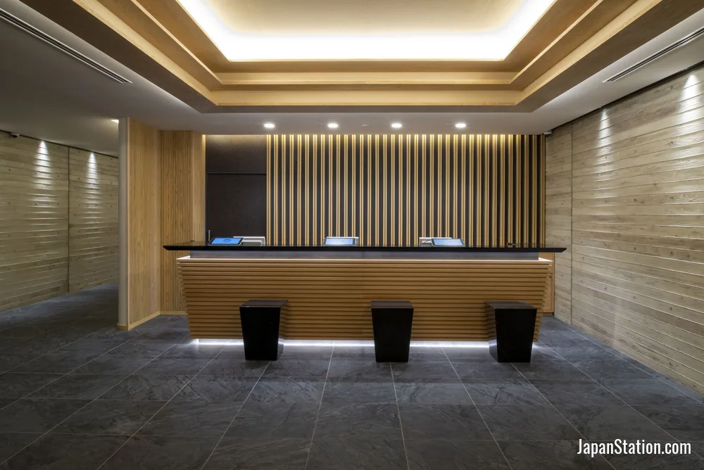 Reception area at JR Clement Inn Kochi.