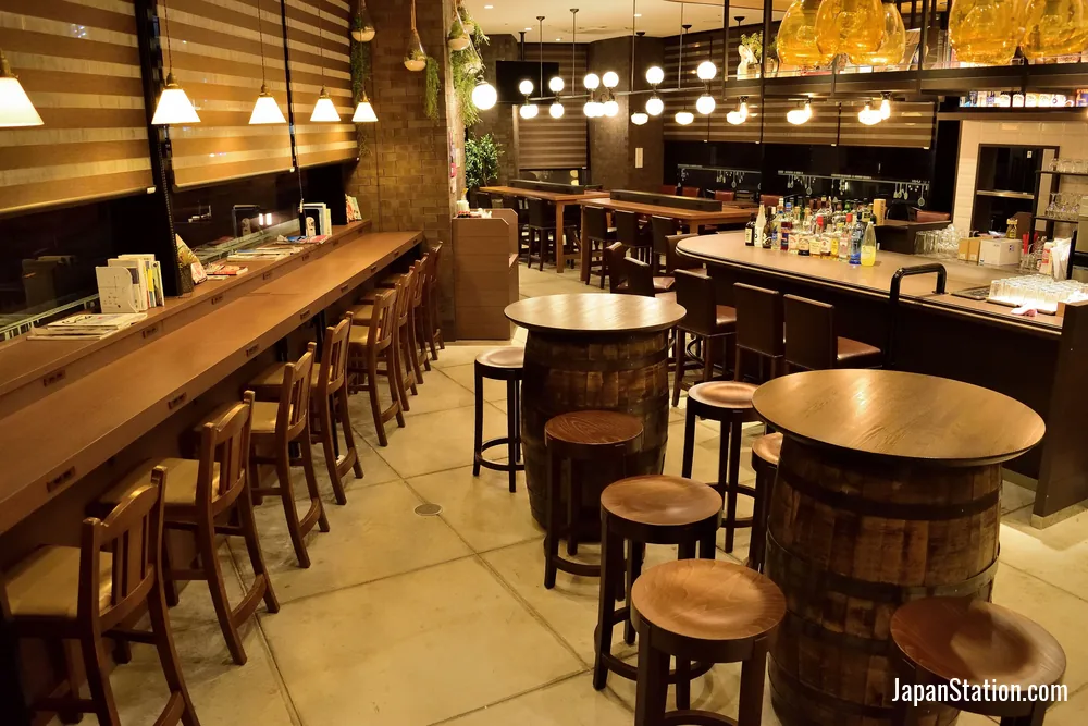 Bar at JR Clement Inn Takamatsu.
