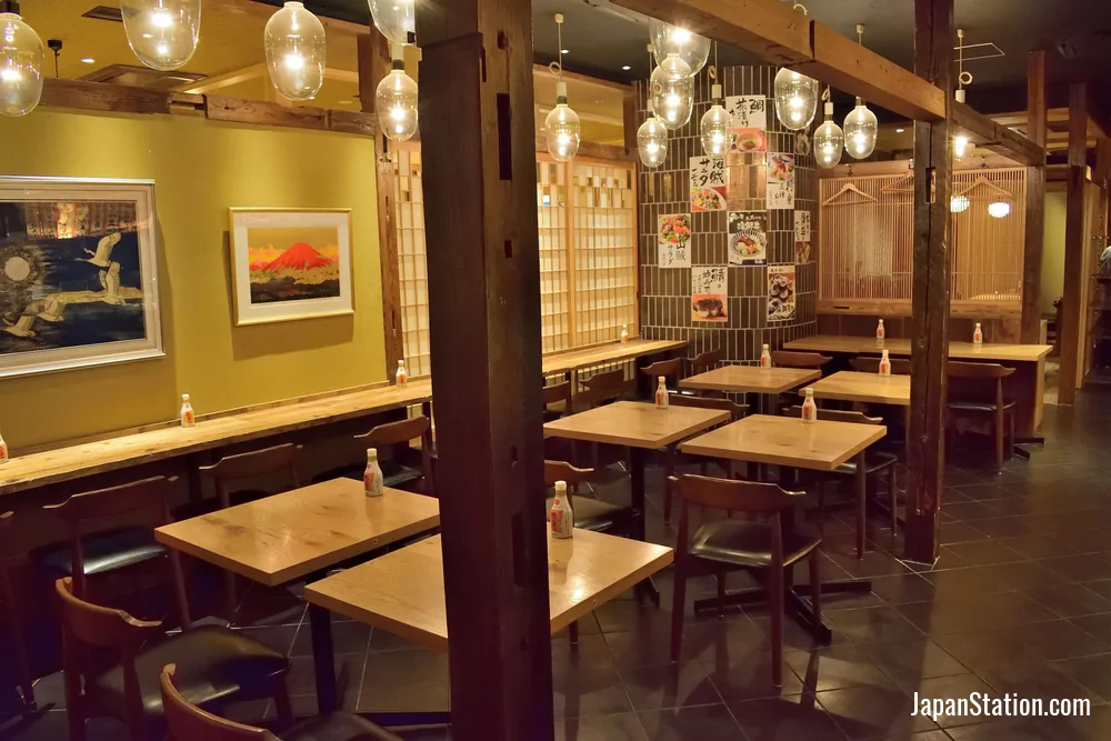 Dining area at JR Clement Inn Takamatsu.
