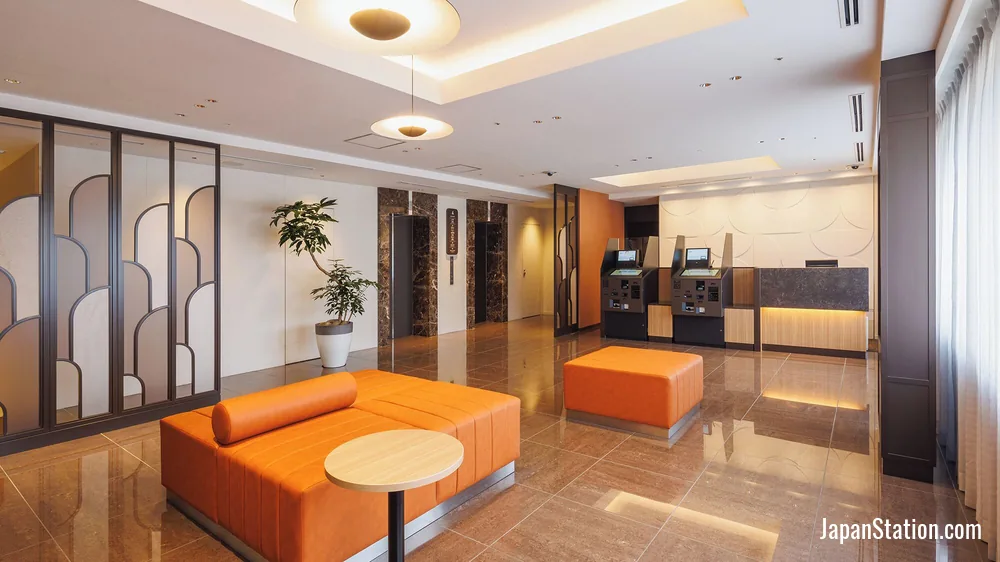 Lobby at JR-East Hotel Mets Koenji.