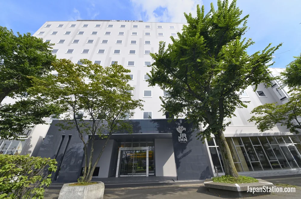 Entrance at JR Inn Chitose.