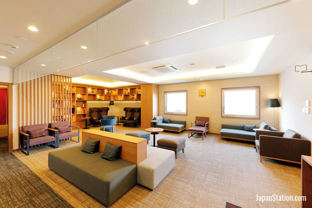 Lobby at JR Inn Chitose.