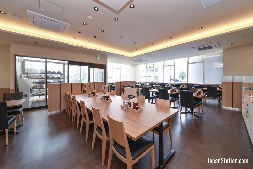Dining area at JR Inn Chitose.