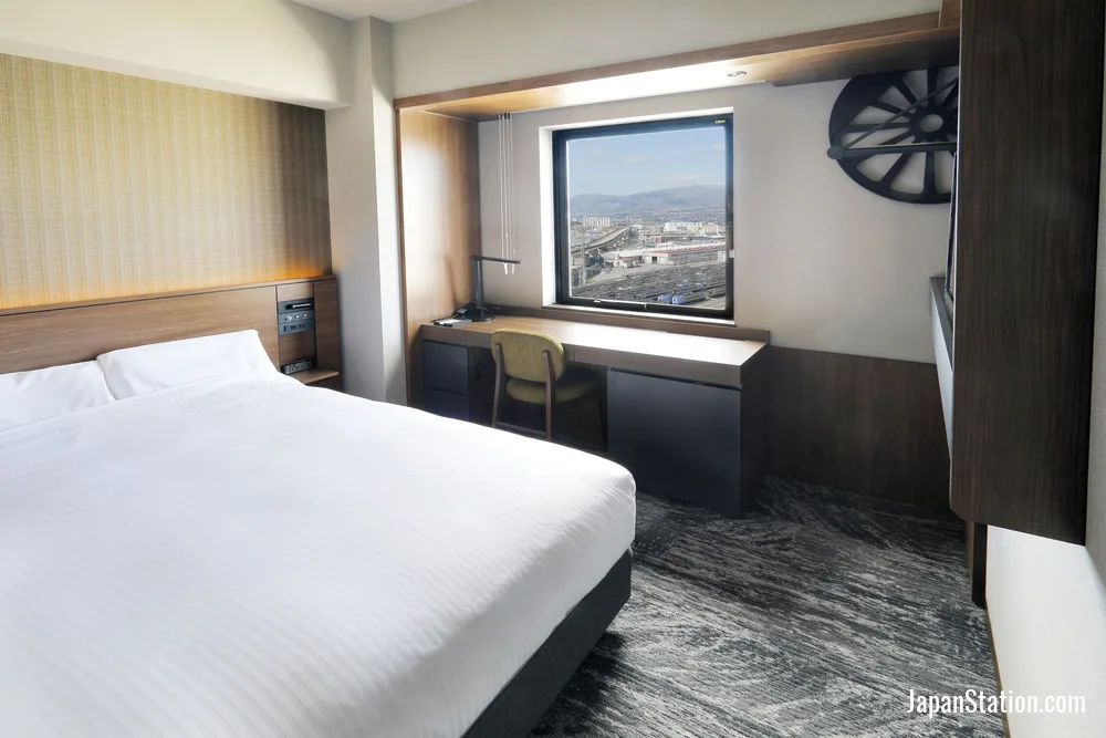 Guest room at JR Inn Hakodate.