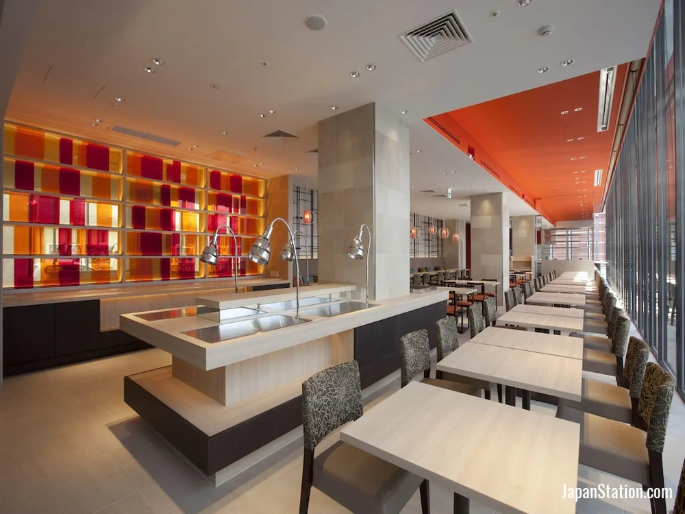 Dining area at JR Kyushu Hotel Blossom Hakata Chuo.