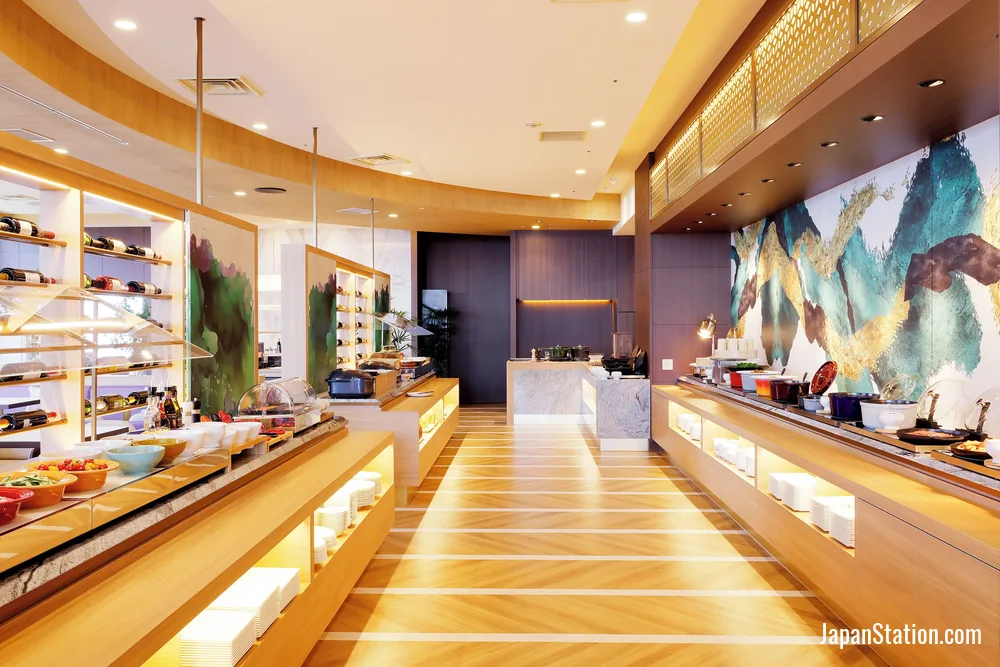 Dining area at JR Tower Hotel Nikko Sapporo.