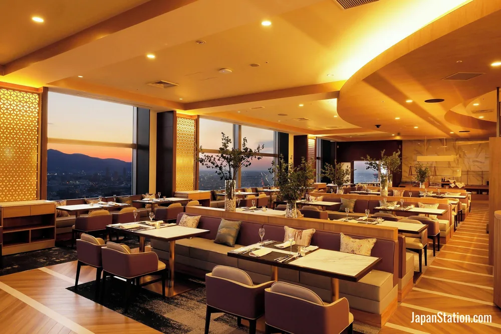 Dining area at JR Tower Hotel Nikko Sapporo.
