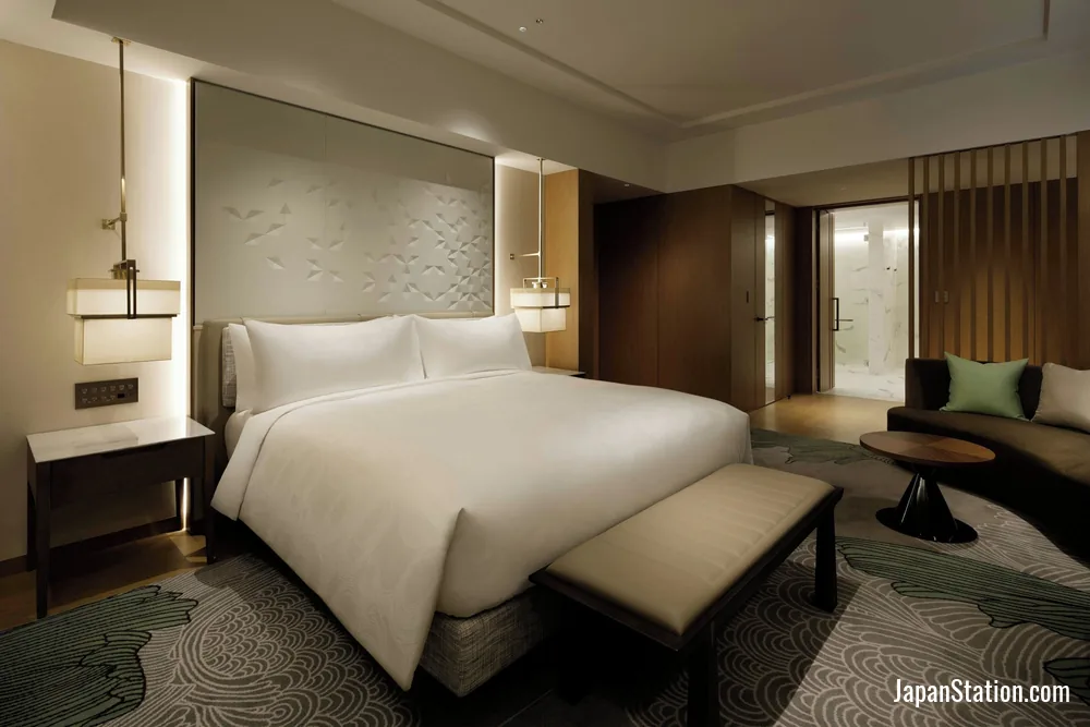 Guest room at JW Marriott Hotel Nara.