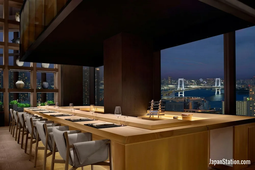 Dining area at JW Marriott Hotel Tokyo.