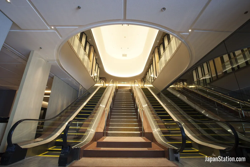 Lobby at Kanazawa Tokyu Hotel.