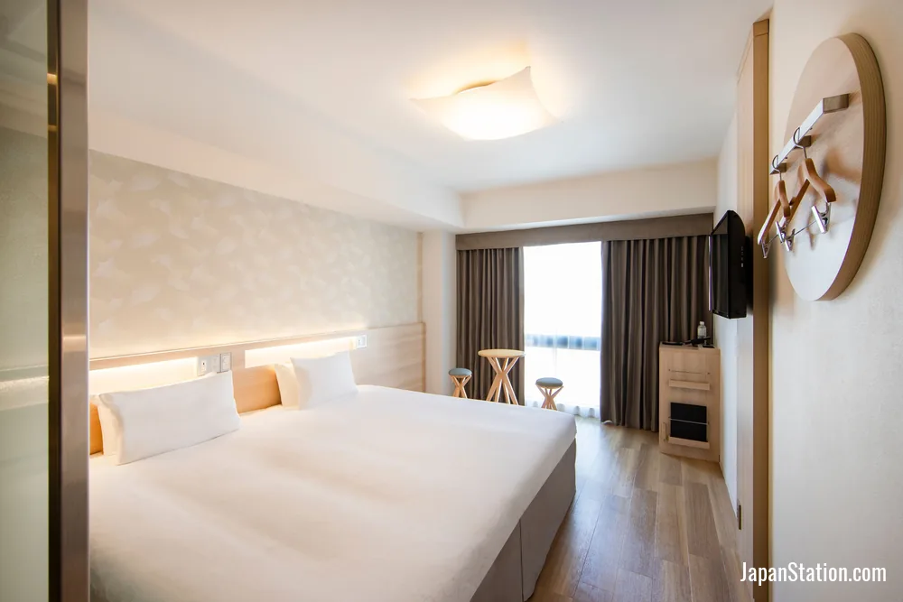 Guest room at karaksa hotel Osaka Namba.