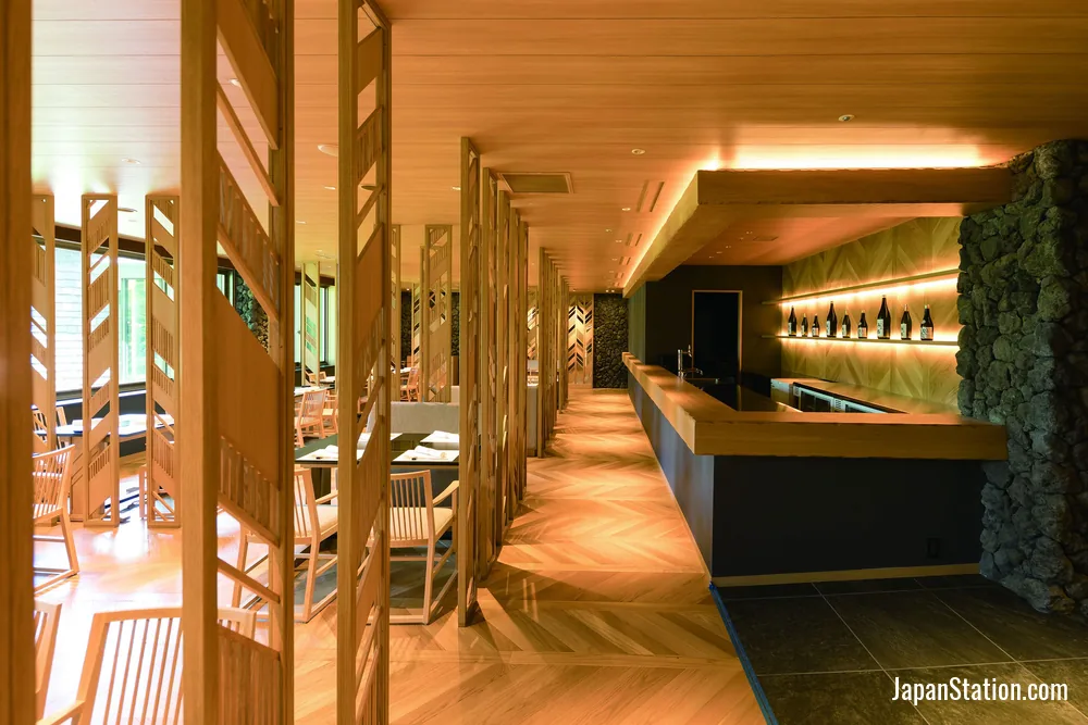 Dining area at Karuizawa Prince Hotel East.
