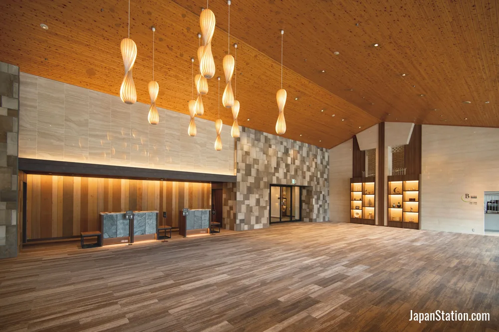 Reception area at Karuizawa Prince Hotel West.