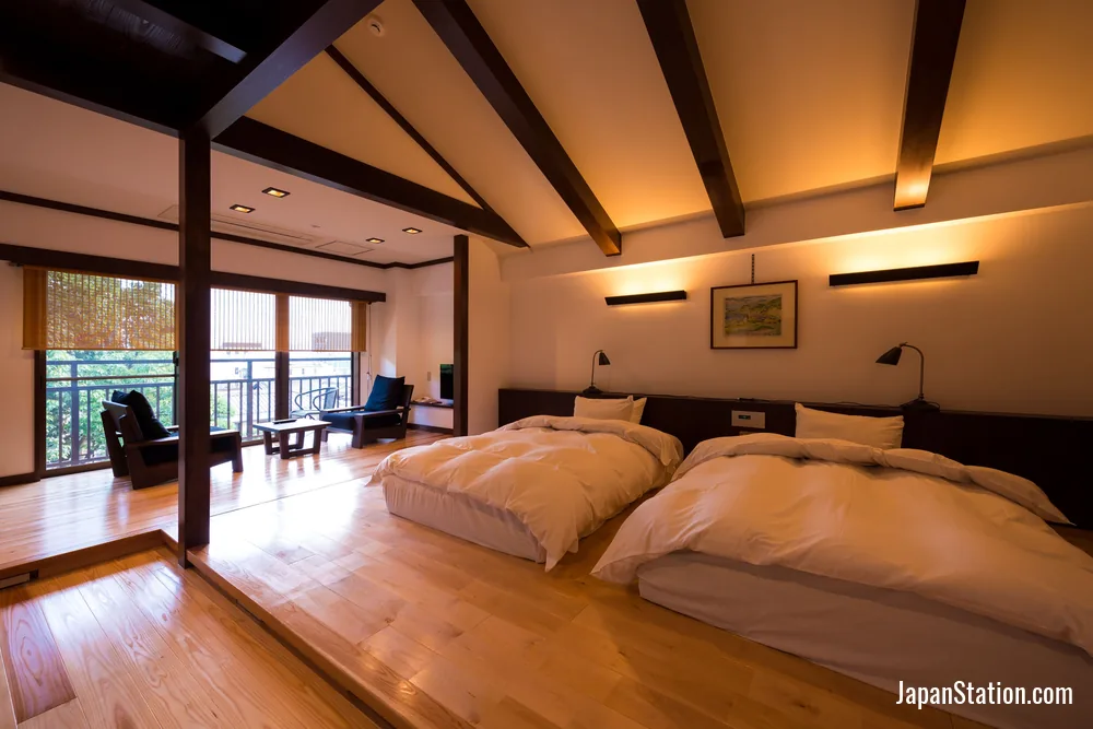 Guest room at Kasuga Hotel.