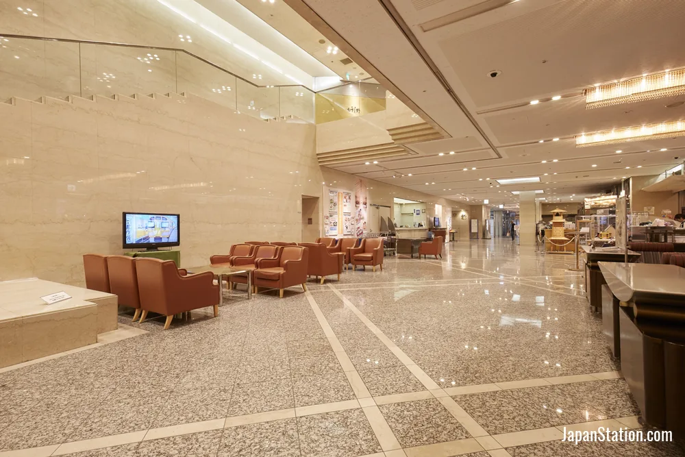 Lobby at Kawagoe Prince Hotel.